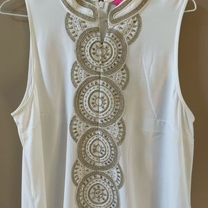 Lilly Pulitzer white maxi dress. Size 12. Never been worn.
